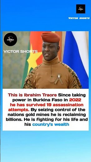 This is Ibrahim Traore Since taking power in Burkina Faso in 2022 he has survived 19 assassination