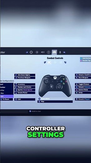 Fortnite Controller Settings: My NEW Editing & Sprint Setup! #shorts
