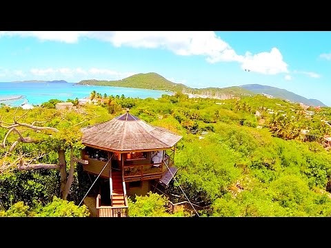 Sponsor Video! The Rock Cafe & Treehouse Restaurant on Virgin Gorda, BVI, CARIBBEAN!