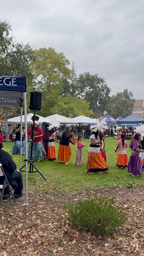 Members of the Sonoma County Youth Pomo Dancers braved the raindrops and celebrated Indigenous Peoples’ Day at #SRJC. | Santa Rosa Junior College