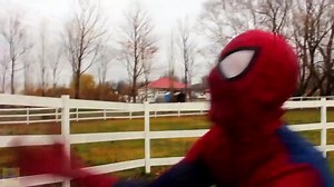 Evil Elsa KIDNAPS SANTA CLAUS! w_ Spiderman Frozen Elsa & Anna Superman Witch! Superhero Fun  -)-01g