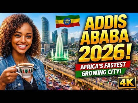 Addis Ababa Ethiopia 2026 🇪🇹 | Africa’s Fastest Growing City – Street Life, Mega Projects & Bole 4K.