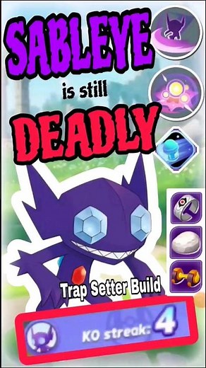Sableye DAMAGE TRAP BUILD still dominates ranked matches | Pokemon Unite