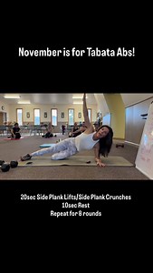 It’s time for our November Tabata Challenge! This month we will be focusing on Abs! Remember this will only take 4min, you can do it!! Round 1 - 20sec Side Plank Lift, 10sec Rest Round 2 - 20 sec Side Plank Crunch, 10sec Rest Repeat for 8 Rounds Total, 4 Rounds each side #xhealthfitnessfam #baileycolorado #communitystrong #xhealthandfitness #novembertabata | X Health and Fitness