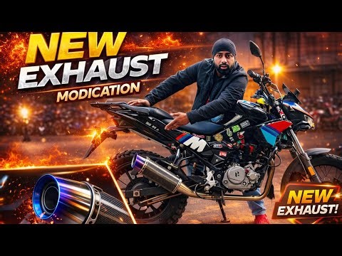 New Exhaust installation Done Finally Hero Xtreme 125r Full System Exhaust Modification 🔥