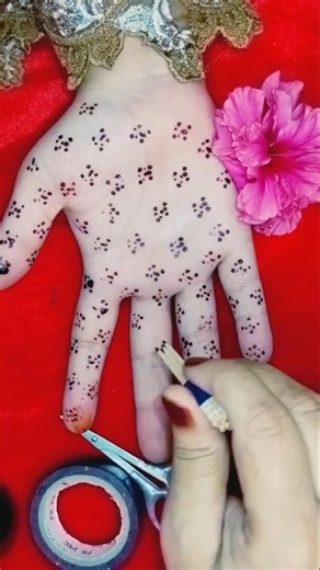 simple easy and beautiful new idea mehndi design| stencil sticker mehandi design#mehndi #henna