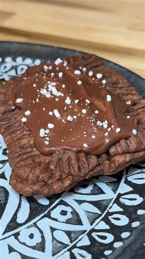 Tay Brice on Instagram: "Frosted Chocolate Fudge Pop Tarts At Home"