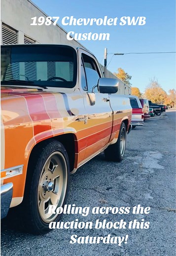 This classic Chevy truck is one of the massive amount we have rolling across the auction block in Durant Oklahoma at the Choctaw nation casino & resort on Saturday. Join us in person or online bidding link is in our profile! We’ll be streaming #classictrucks #classiccars #squarebody #squarebodychevy #classiccarsoftiktok #customtrucks