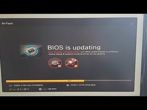 MSI A320M A Pro Max Mainboard BIOS Update installieren