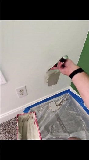 Oddly Satisfying Drywall Patching | Tindol Handyman Services
