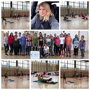 Ma délelőtt Szilen kezdtem. Érdemes volt ilyen sokat autókázni, mert csuda jót edzettünk🤗🤸‍♀️! Délután várlak Benneteket Csepelen😉! | Béres Alexandra - Súlykontroll