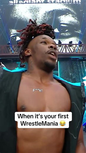 Je'Von Evans' Priceless Reaction to First WrestleMania