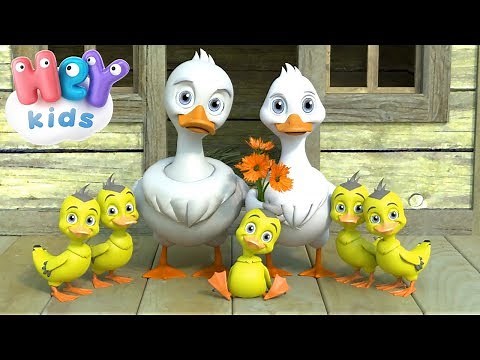 Pięć Małych Kaczątek - Piosenki Dla Dzieci | HeyKids