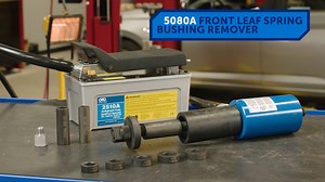Struggling with stubborn leaf spring bushings? The OTC 5080A Truck Front Leaf Spring and Bushing Service Set is your solution! This tool makes removal and installation a breeze, saving you time and frustration. See it in action in our product video! 👇 👉 [https://bit.ly/3Z0iiWi] | OTC Tools