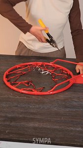 15K views · 17 reactions | Qui a besoin d'un simple panier de basket ? Étapes faciles pour fabriquer un filet coûteux et marquer des points . | Belle et Sympa | Facebook