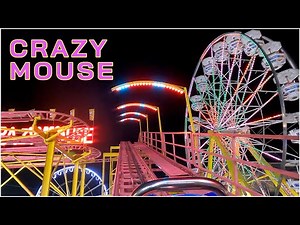 Crazy Mouse Roller Coaster On Ride POV CNE [Canadian National Exhibition]
