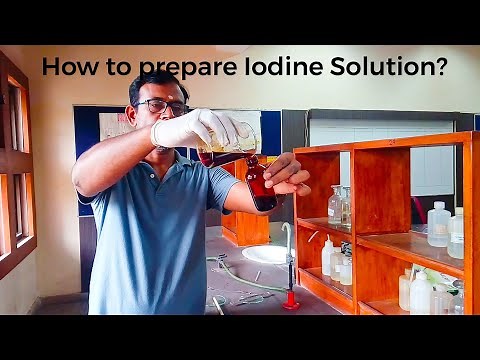 how to make iodine solution