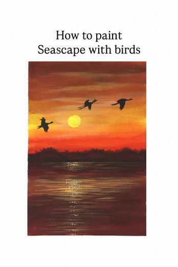 Beginner's Guide: How to Paint a Sea Sunset