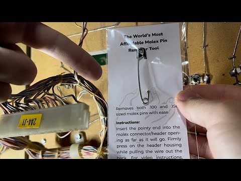 How to Easily Remove Pinball Connectors with the World’s Most Affordable Molex Pin Remover Tool!