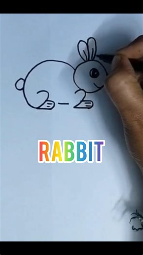 Rabbit/draw easy rabbit/simple drawing