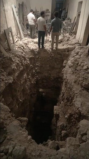 Basement Renovation Breaks Into Massive Limestone Amphitheater