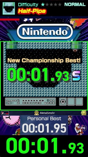 Half-Pipe S Rank (1.93) - Nintendo World Championships NES Edition