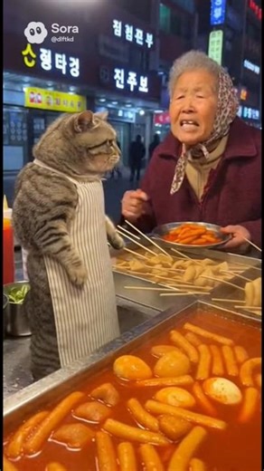떡볶이를 많이 줘도 난리 어디서 성질이냥 (AI동물)#떡볶이고양이 #어디서성질이냥 #분노고양이 #고양이밈#CatMeme #FunnyCat #AngryCat #성질더러운고양이