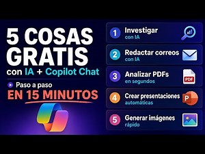 5 Cosas que puedes hacer con Microsoft Copilot GRATIS — Paso a Paso (2026)