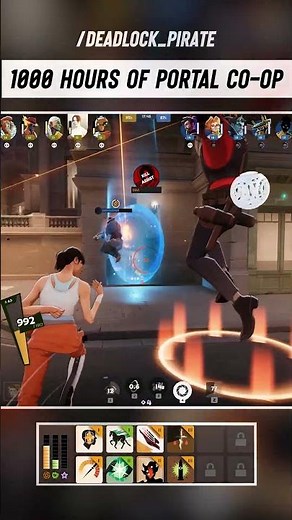 What 1000 hours of Co-op Portal 2 looks like 😨 #deadlock #deadlockclips