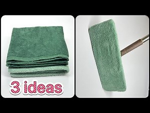 ✅ 3 ideas for sewing mops from old towels