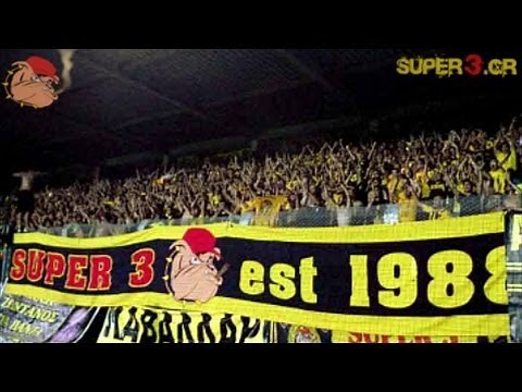 Austria Wien vs ARIS Thessaloniki || 2.000 ARIS fans in Wien | SUPER3 Official