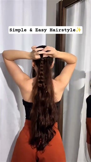Hairstyle Hack✅#youtubeshorts#trendingshorts#youtube#shorts#ytshorts#fyp#yt#hairstyle#tutorial#short