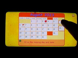 Starfall: The "August 25, 2023" Calender