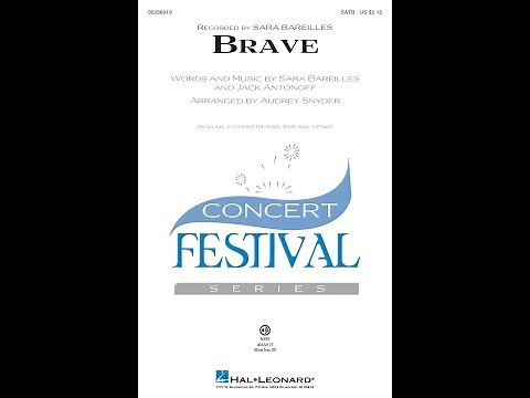 Brave (SATB Choir) - Arranged by Audrey Snyder
