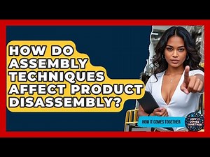 How Do Assembly Techniques Affect Product Disassembly? - How It Comes Together