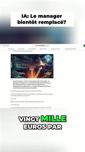 Remplacer un manager à 120k€ par un agent IA ? C'est une question de devoir financier ! La compétence clé : savoir apprendre et s'adapter à l'IA. #IA #FuturDuTravail #IntelligenceArtificielle #Adaptation #Innovation