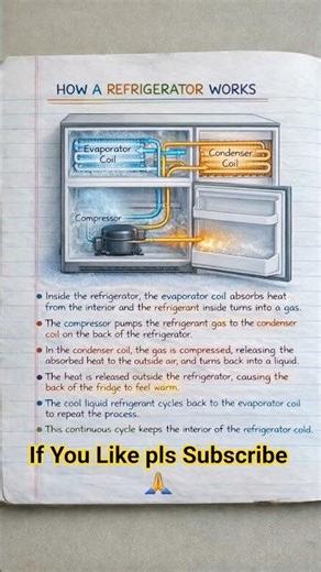 This is how a Refrigerator works. #shorts #ytshorts #knowledge #latest