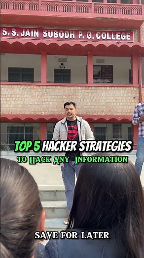 Top 5 Hacker Strategies | hacker vlog | #cybersecurity