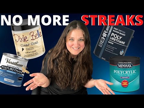 Get a FLAWLESS Finish EVERYTIME You seal Your Painted Furniture✨