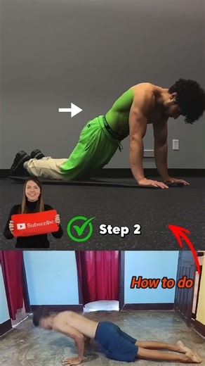 FIX Your Knee Push-Up Form: Stop Making This ONE Mistake! #shorts