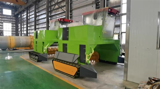 Agricultural Straw Composting Plant Organic Fertilizer Production Equipment Fertilizer Making Machine