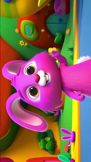 Hey Little Pink Rabbit 🐰💗 | Cute Short Cartoon Video | Kids Fun Animation | Trending Viral Shorts