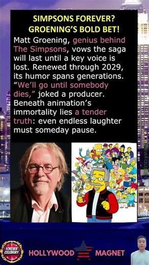 Simpsons forever? Groening’s bold bet!