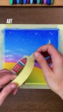 The path to your dreams ✨😍 Drawing tutorial ✍️ #drawingtutorial #oilpastel