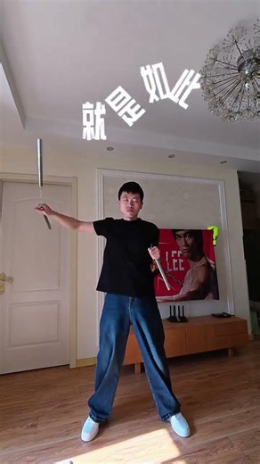 Day 110 of Nunchucks training basic skills of spinning the nunchucks.#It s easy to