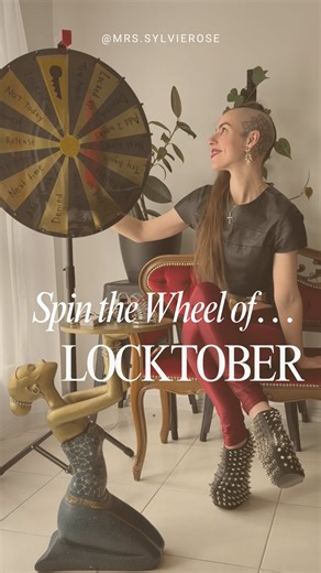 Sylvie Rose | The Wheel of Locktober 🔐🎉 Would you risk it for release… or stay locked? 🎡 #spinningwheel #carnival #locktober #key #fun #games... | Instagram