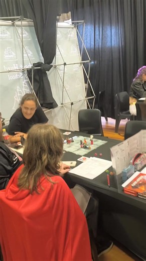 2.5K views · 14 reactions | Our Dungeon Masters are deep in adventure in the DnD dungeon at the back of the stage.  #GeekConGQ #whatsonportelizabeth #CONect2025 #dungeonsanddragons | CONect | Facebook