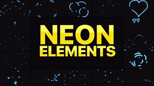 Neon Elements is a stunning dynamic pack that consists of 22 bright neon elements. Very easy to use. Full HD resolution and alpha channel