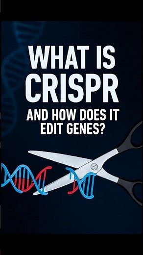 What is CRISPR and How Does It Edit Genes?#CRISPR #GeneEditing #BiotechExplained #DNA #ScienceShorts