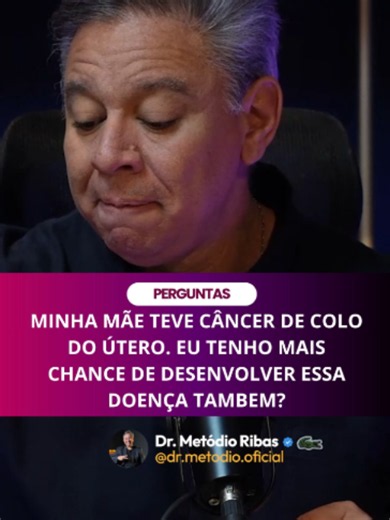 Se a sua mãe teve câncer de colo do útero, isso significa que você também terá? Essa é uma dúvida muito comum, mas a resposta pode te tranquilizar. Na maioria dos casos, o câncer de colo do útero está relacionado à infecção pelo HPV de alto risco, e não à herança genética. 💬 Você já tomou a vacina contra o HPV ou faz o exame preventivo todos os anos? Responda nos comentários!